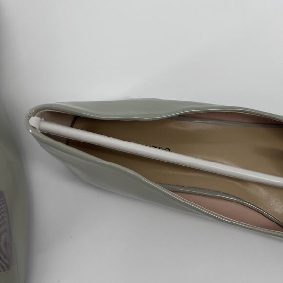 C. Paravano Patent Leather Square Toe Ballet Flat Sz 42 - Picture 6 of 7